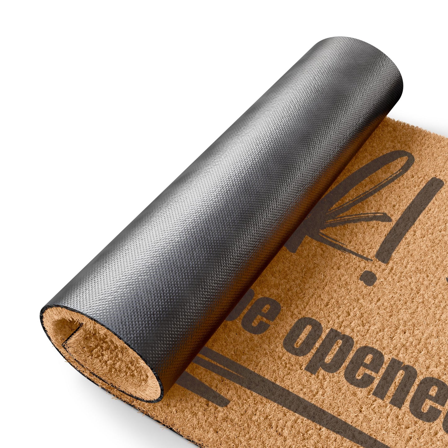Knock And The Door Will Be Opened Door Mat | Christian Home Decor Doorway