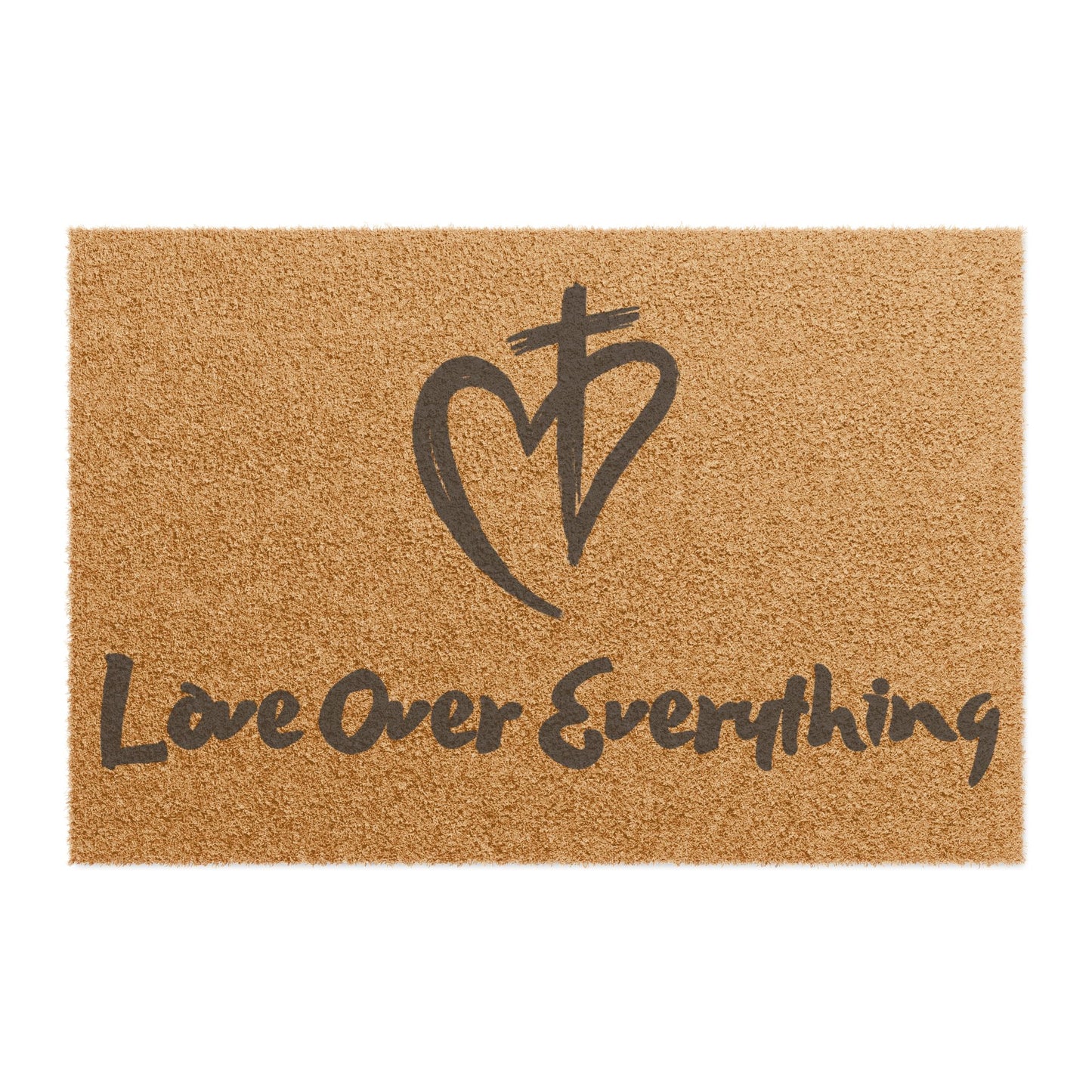 Love Over Everything Doormat | Christian Home Decor Doorway