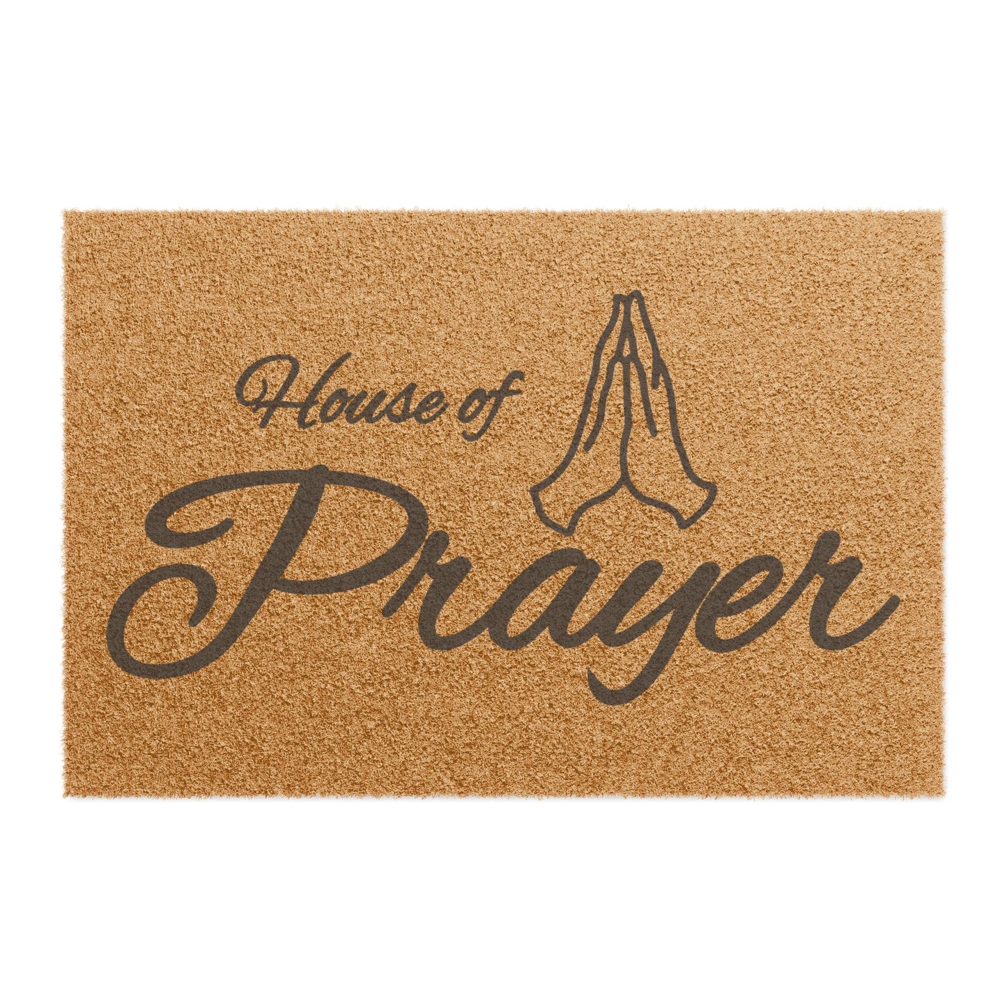 House of Prayer Door Mat | Christian Home Decor Doorway