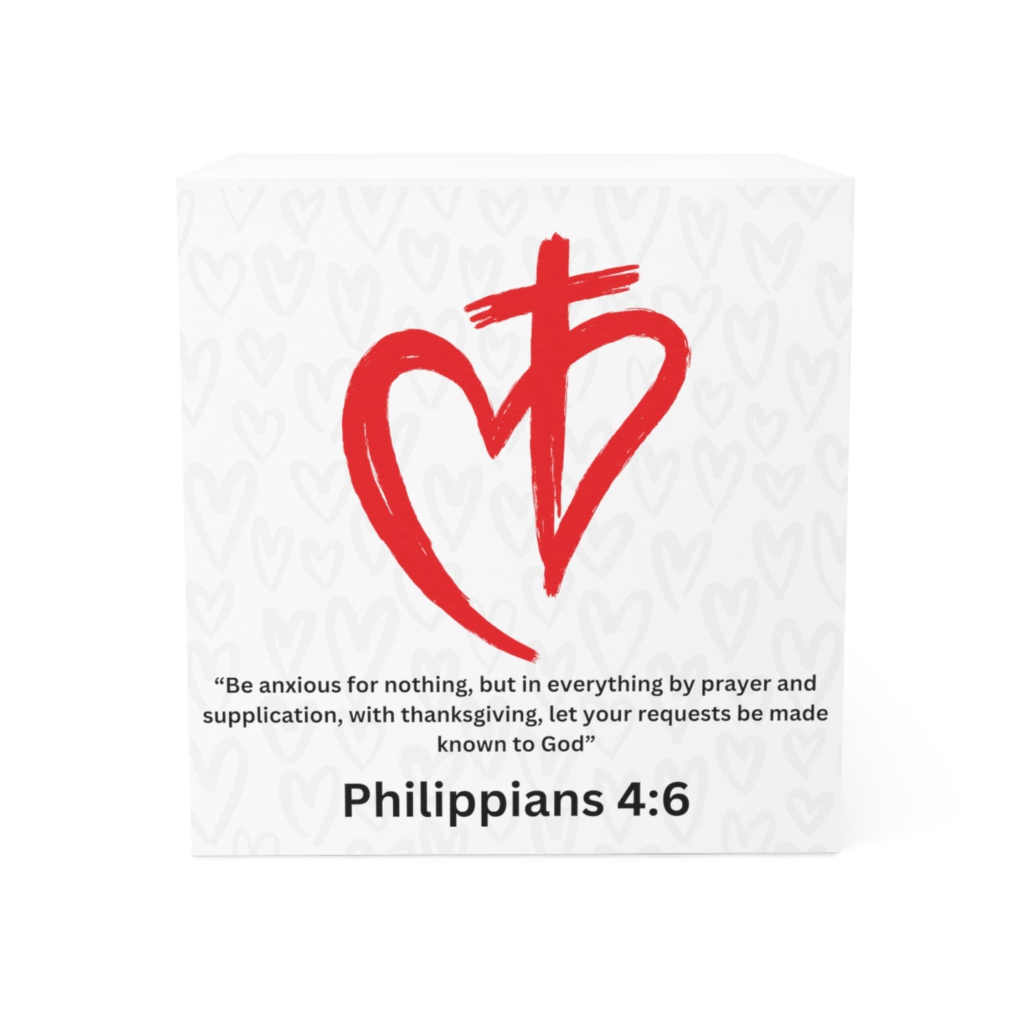 Prayer Request Sticky Note Cube Philippians 4:6 | Prayer Warrior Prayer Room