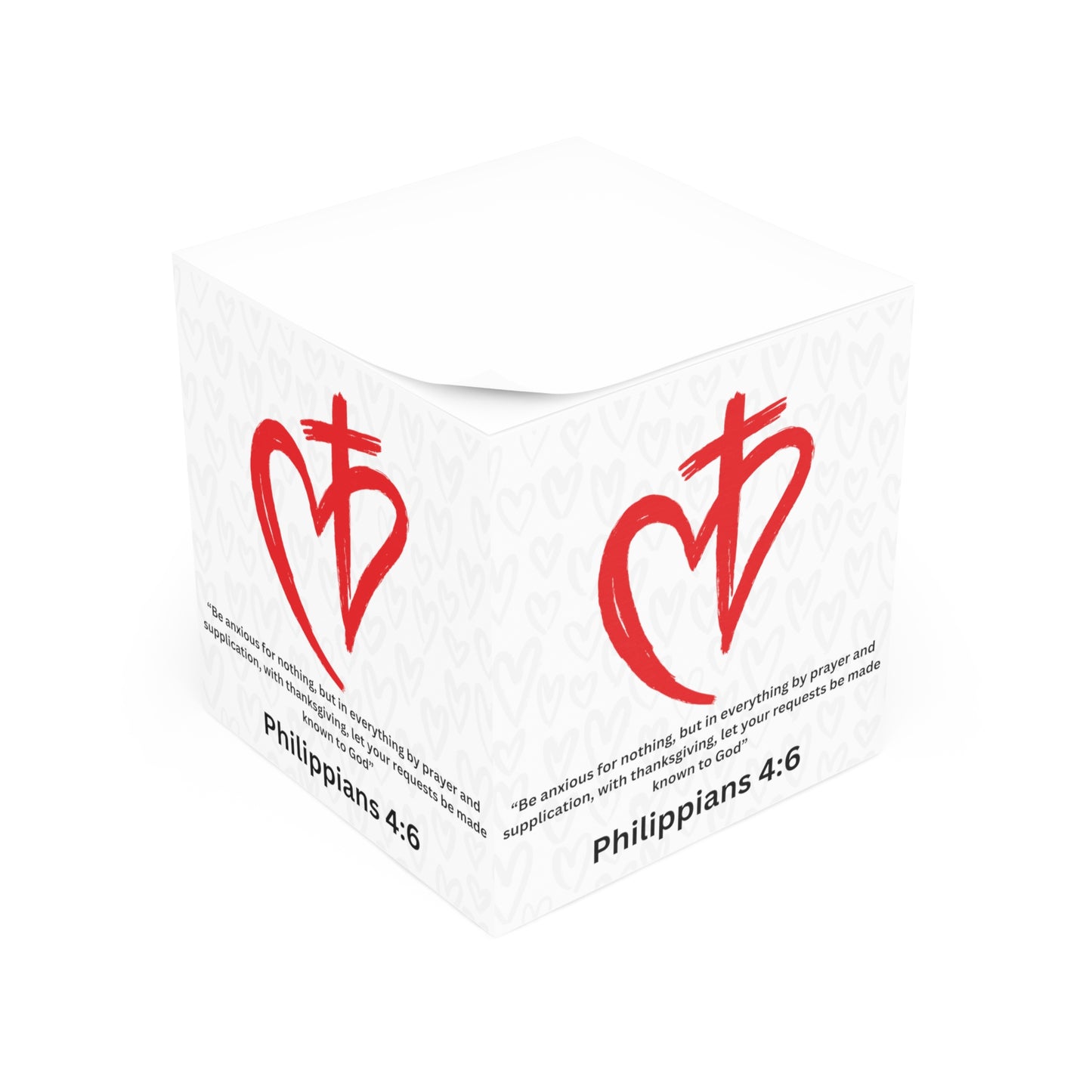 Prayer Request Sticky Note Cube Philippians 4:6 | Prayer Warrior Prayer Room