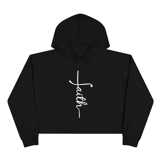 Faith Crop Hoodie-  Perfect for the Faith-Filled Fashionista