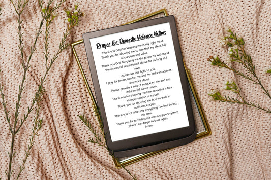 Prayer for Domestic Violence Victims and Survivors (FREE Digital Download)